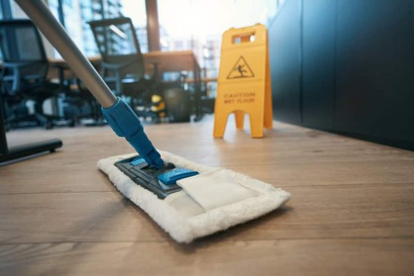 mop cleaning a floor